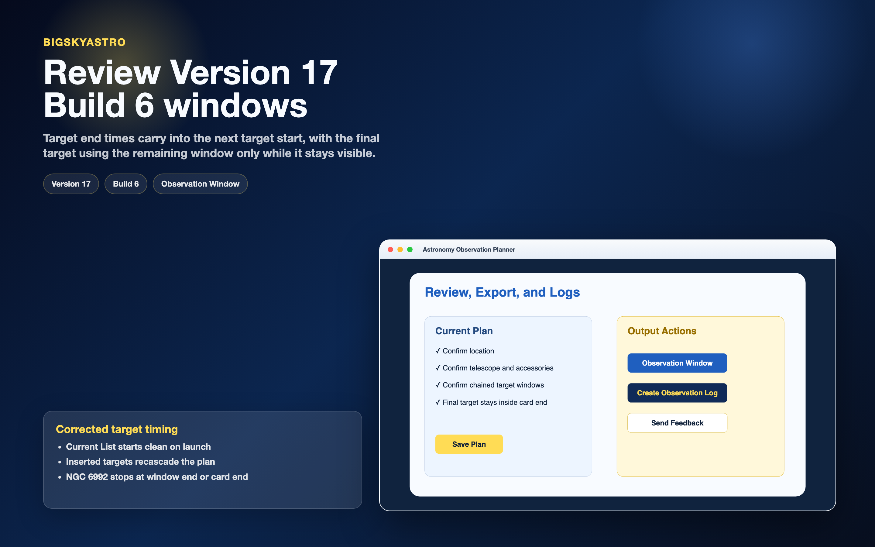 macOS review export screen